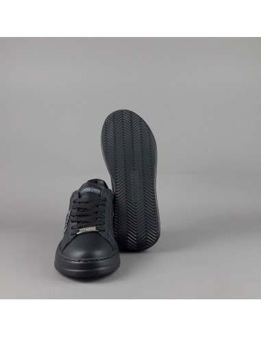 Philippe Model /// Sneakers Donna New Temple Pelle Nero Prezzo 340,00