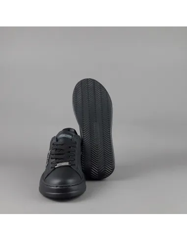 Philippe Model /// Sneakers Donna New Temple Pelle Nero Prezzo 340,00