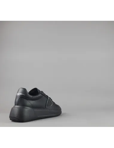 Philippe Model /// Sneakers Donna New Temple Pelle Nero Prezzo 340,00