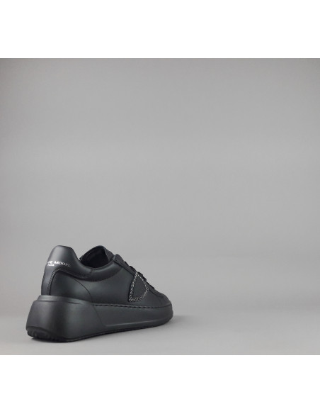 Philippe Model /// Sneakers Donna New Temple Pelle Nero Prezzo 340,00