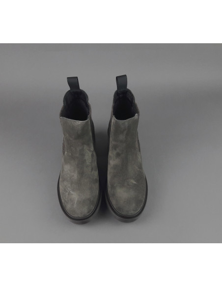 Frau /// Tronchetto Donna Camoscio Torba Elastici Laterali Prezzo 139,00