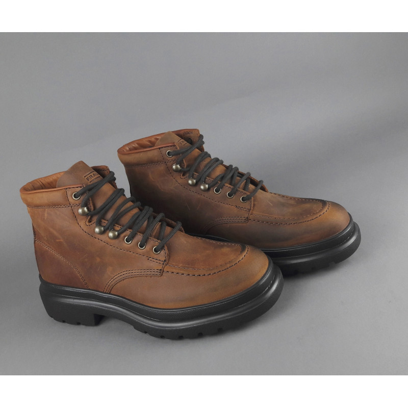 Frau /// Polacchino Uomo Pelle Ingrassata Marrone Prezzo 177,00