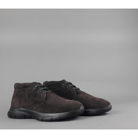 Frau /// Sneakers Uomo Camoscio Marrone Scuro Prezzo 129,00