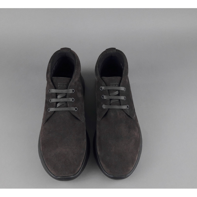 Frau /// Sneakers Uomo Camoscio Marrone Scuro Prezzo 129,00