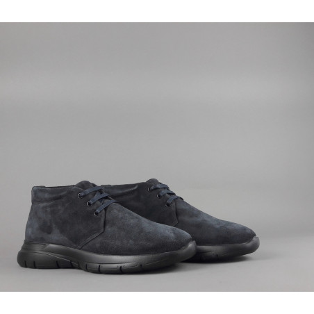 Frau /// Sneakers Uomo Camoscio Blu Scuro Prezzo 129,00