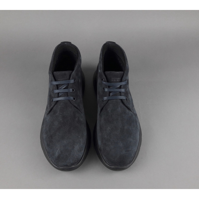 Frau /// Sneakers Uomo Camoscio Blu Scuro Prezzo 129,00