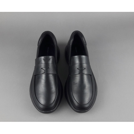 Frau /// Mocassino Uomo Pelle Nero Prezzo 135,00