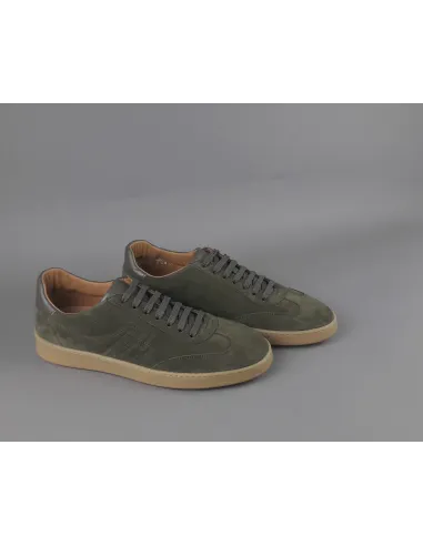 Frau /// Sneakers Uomo Camoscio Verde Militare Scuro Prezzo 155,00