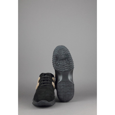 Hogan Interactive Donna Camoscio Nero H Ecopelliccia Prezzo 350,00