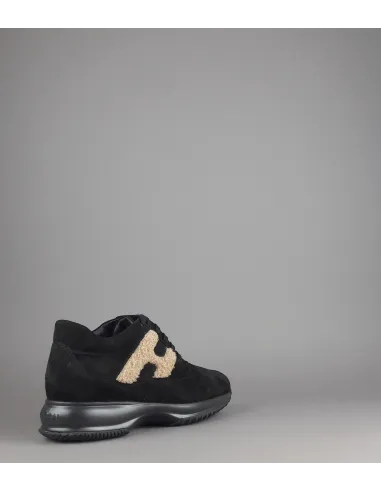 Hogan Interactive Donna Camoscio Nero H Ecopelliccia Prezzo 350,00