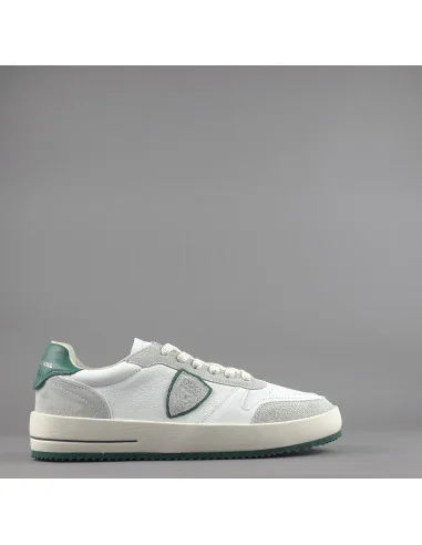 Philippe Model /// Sneakers Uomo Nice Pelle Bianco Prezzo 280,00