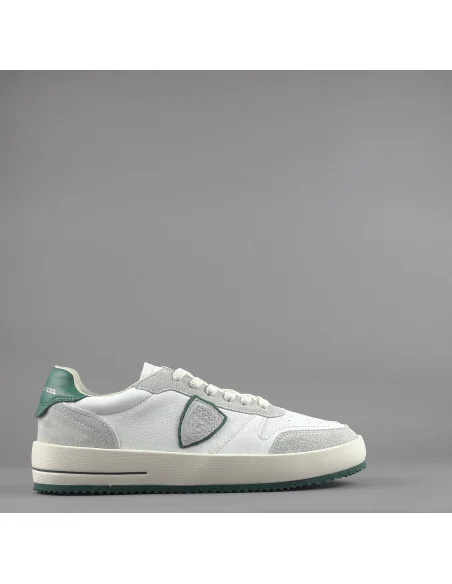 Philippe Model /// Sneakers Uomo Nice Pelle Bianco Prezzo 280,00