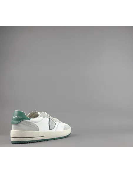 Philippe Model /// Sneakers Uomo Nice Pelle Bianco Prezzo 280,00