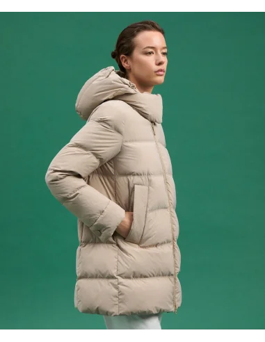 Peuterey /// Piumino Donna Unix Tessuto Nylon Sabbia Prezzo 660,00