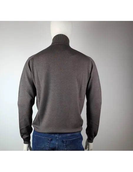 Filippo De Laurentiis /// Maglia Uomo Collo Alto Lana Talpa Scuro Prezzo 165,00