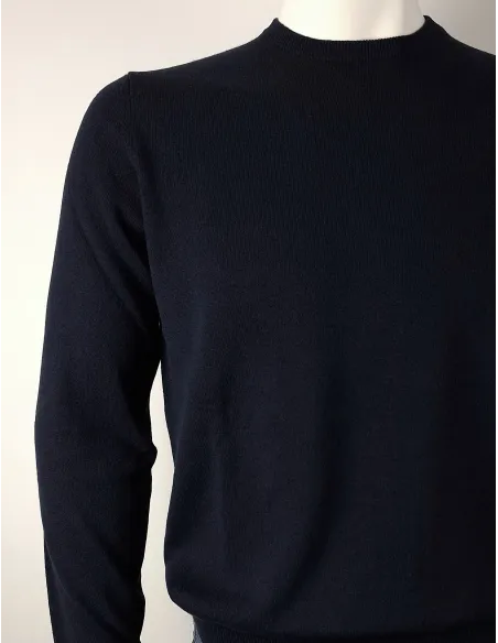 Filippo De Laurentiis /// Maglia Uomo Lana E Cashmere Blu Scuro Prezzo 162,00