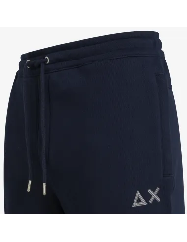 Sun 68 /// Pantalone Felpa Uomo Cotone Blu Scuro Prezzo 85,00