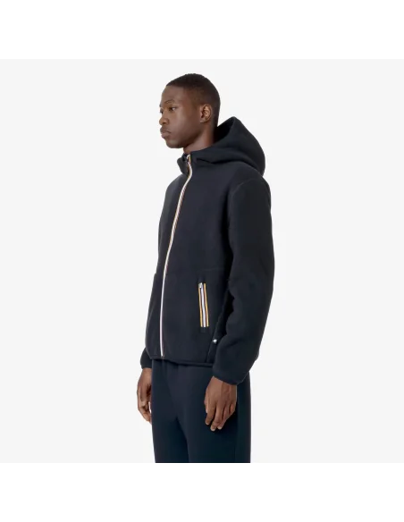 K-Way /// Giacca Felpa Uomo Jack Sherpa Polar Double Blu Scuro Prezzo 165,00