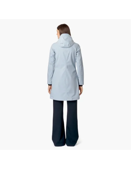 K-Way /// Giubbino Donna Stephy Bonded Celeste Polvere Prezzo 350,00