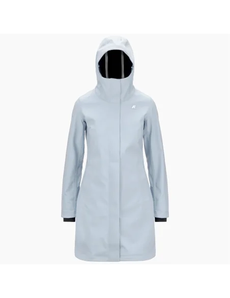 K-Way /// Giubbino Donna Stephy Bonded Celeste Polvere Prezzo 350,00