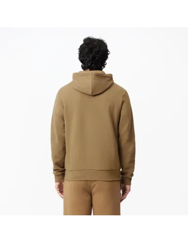 Lacoste /// Felpa Uomo Con Cappuccio Misto Cotone Talpa Scuro Prezzo 145,00