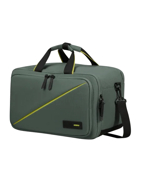 American Tourister /// Borsa Zaino Nylon Verde Militare Prezzo 50,00