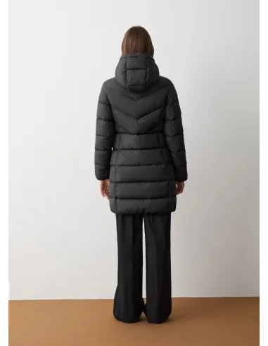 Colmar /// Piumino Donna Lungo Nylon Riciclato Nero Prezzo 450,00