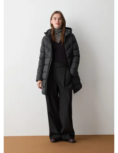 Colmar /// Piumino Donna Lungo Nylon Riciclato Nero Prezzo 450,00