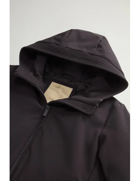 Woolrich /// Firth Parka Corto Donna Softshell Nero Prezzo 490,00