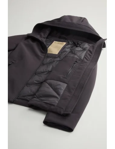 Woolrich /// Firth Parka Corto Donna Softshell Nero Prezzo 490,00