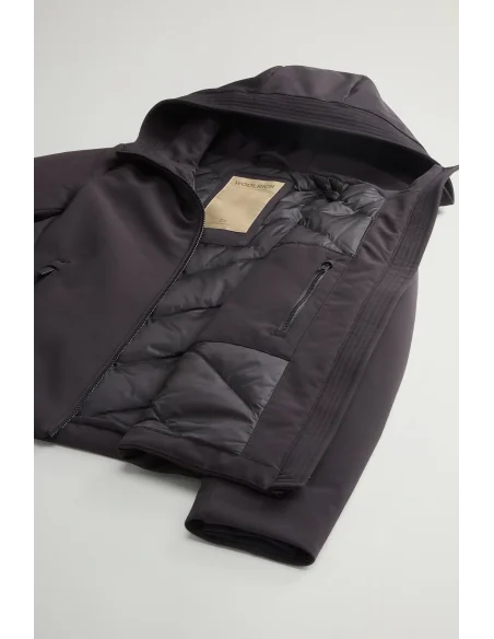 Woolrich /// Firth Parka Corto Donna Softshell Nero Prezzo 490,00