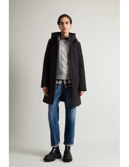 Woolrich /// Firth Parka Donna Softshell Nero Prezzo 500,00