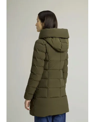 Woolrich /// Puffy Prescott Parka Donna Verde Militare Scuro Prezzo 650,00