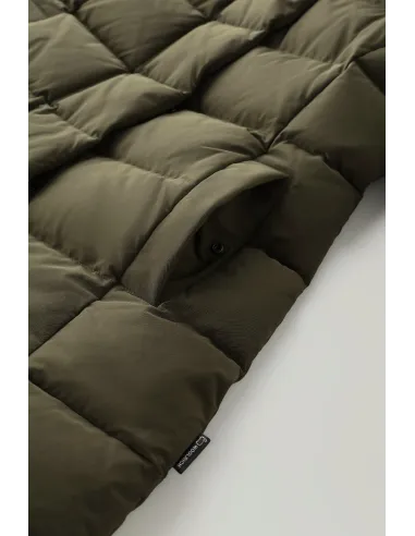 Woolrich /// Puffy Prescott Parka Donna Verde Militare Scuro Prezzo 650,00