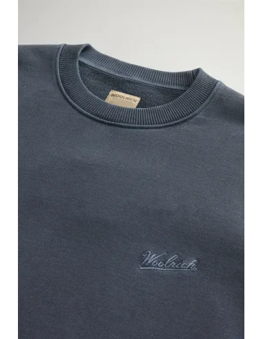 Woolrich /// Felpa Tinto Capo Uomo Blu Prezzo 180,00