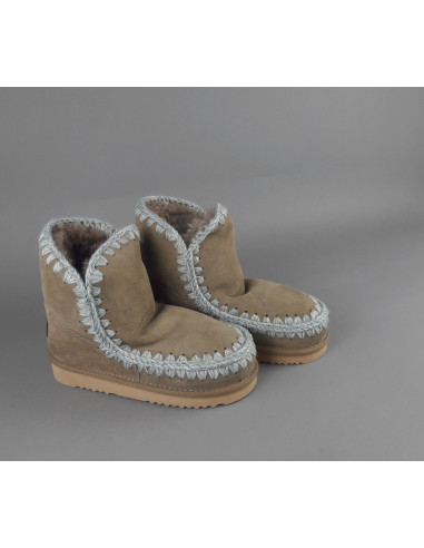 Mou /// Eskimo 18 Donna Montone Double-Face Talpa Scuro Prezzo 209,00