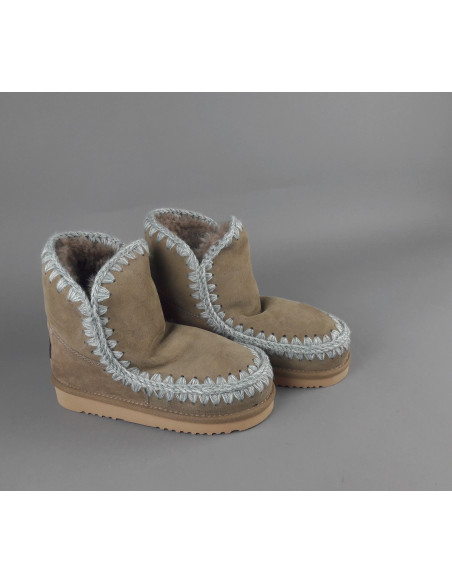 Mou /// Eskimo 18 Donna Montone Double-Face Talpa Scuro Prezzo 209,00