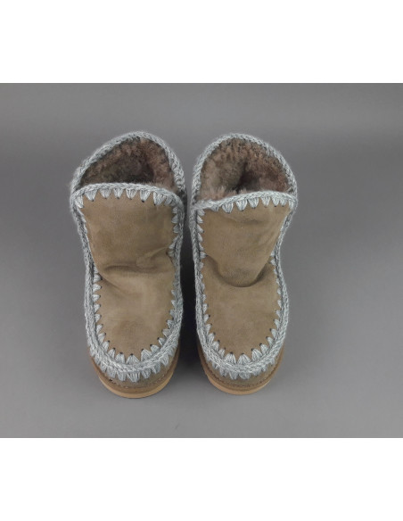 Mou /// Eskimo 18 Donna Montone Double-Face Talpa Scuro Prezzo 209,00