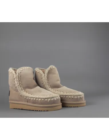 Mou /// Eskimo 18 Donna Montone Double-Face Carne Logo Glitter Prezzo 219,00