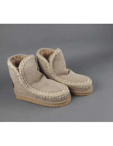 Mou /// Eskimo 18 Donna Montone Double-Face Carne Logo Glitter Prezzo 219,00