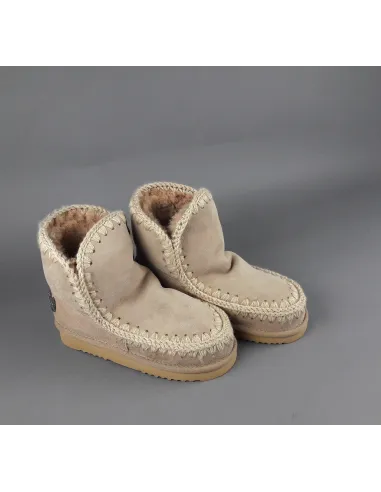 Mou /// Eskimo 18 Donna Montone Double-Face Carne Logo Glitter Prezzo 219,00