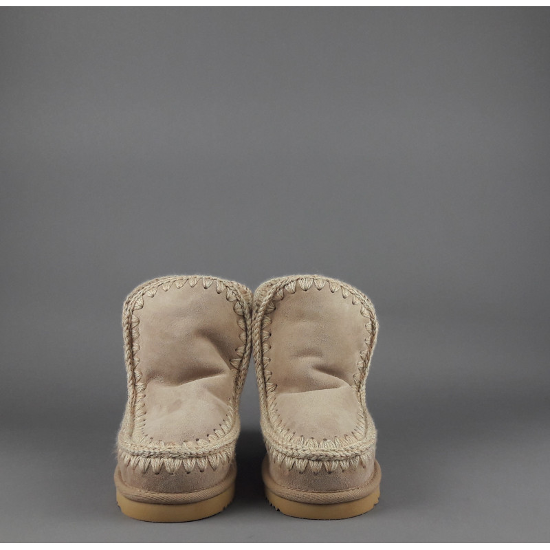 Mou /// Eskimo 18 Donna Montone Double-Face Carne Logo Glitter Prezzo 219,00