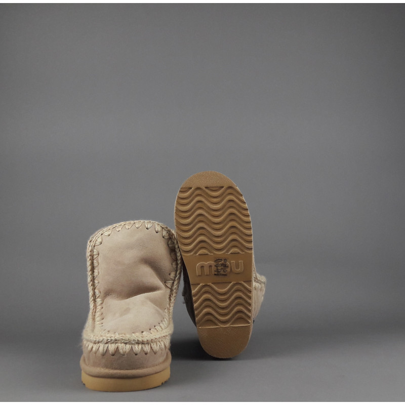 Mou /// Eskimo 18 Donna Montone Double-Face Carne Logo Glitter Prezzo 219,00