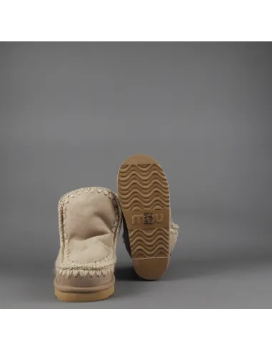 Mou /// Eskimo 18 Donna Montone Double-Face Carne Logo Glitter Prezzo 219,00