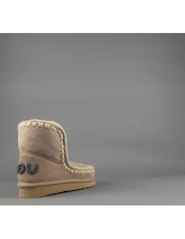 Mou /// Eskimo 18 Donna Montone Double-Face Carne Logo Glitter Prezzo 219,00