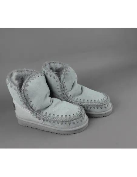 Mou /// Eskimo 18 Donna Montone Double-Face Polvere Logo Glitter Prezzo 219,00