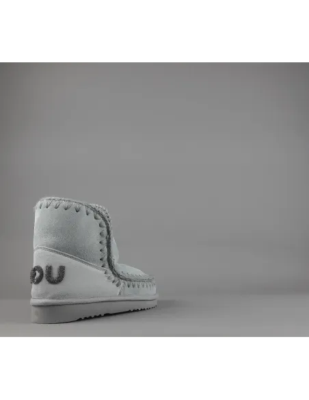 Mou /// Eskimo 18 Donna Montone Double-Face Polvere Logo Glitter Prezzo 219,00
