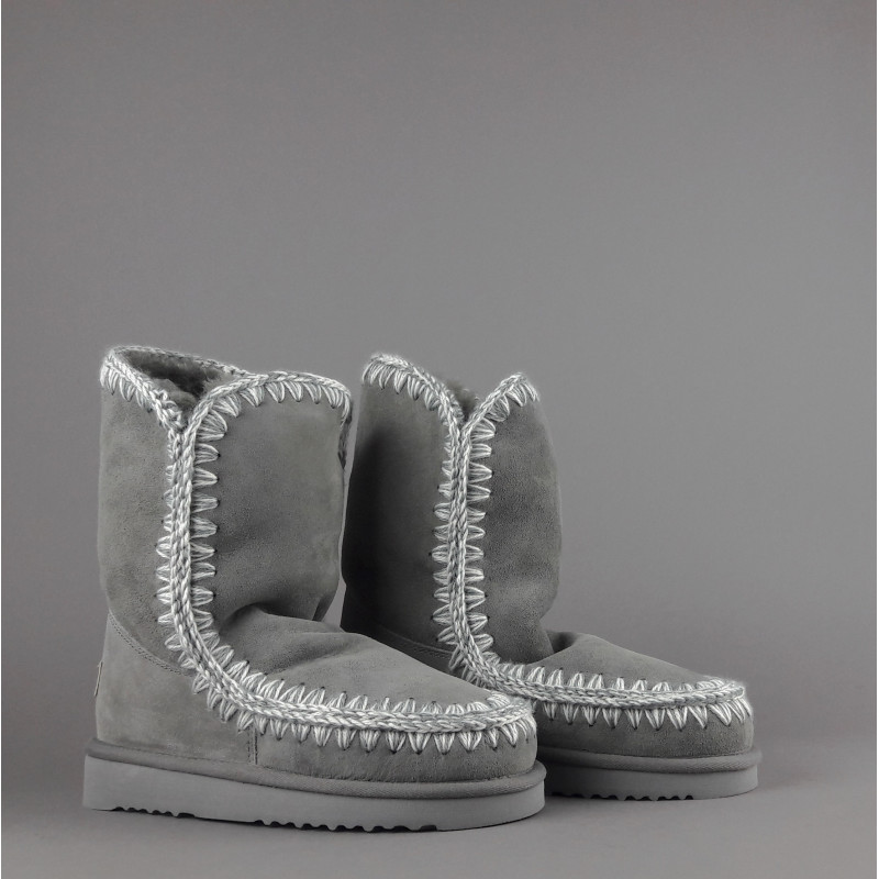 Mou /// Eskimo 24 Donna Montone Double-Face Grigio Prezzo 229,00