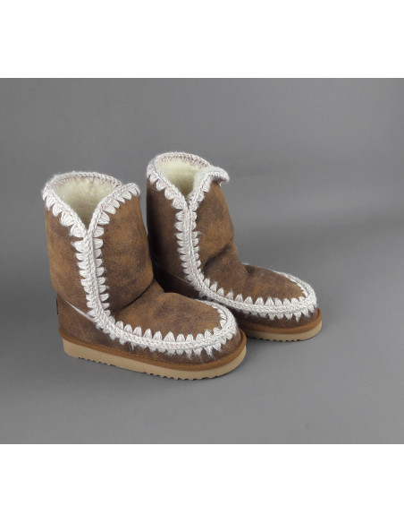 Mou /// Eskimo 24 Donna Montone Double-Face Marrone Prezzo 269,00