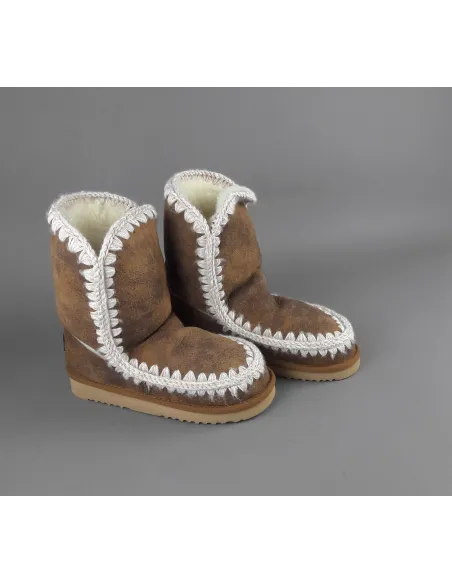 Mou /// Eskimo 24 Donna Montone Double-Face Marrone Prezzo 269,00